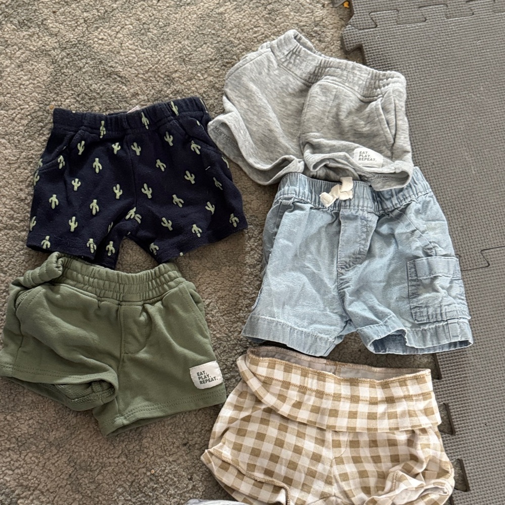 Set of Baby Shorts in Various Colors